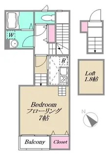 アヴァンセ【2階】の間取り