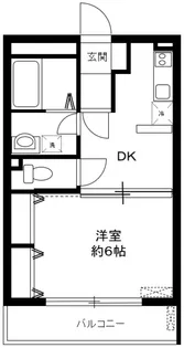 JEWEL COURT B棟【2階】の間取り