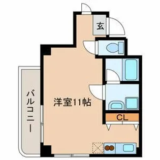 東京都渋谷区代々木1【マンション】の間取り