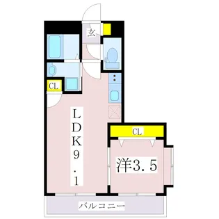 鹿児島県鹿児島市小原町【マンション】の間取り