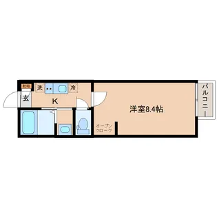 ロイスヒルズ原町【2階】の間取り