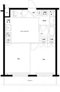 ルーブル東蒲田六番館【3階】の間取り