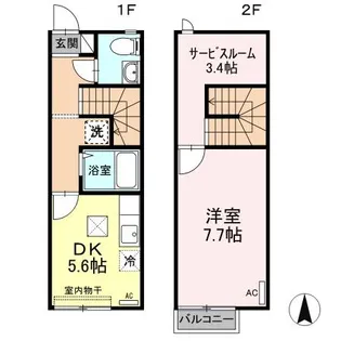 栃木県宇都宮市インターパーク3【一戸建】の間取り