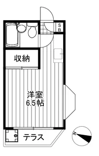 メゾン弦巻【1階】の間取り