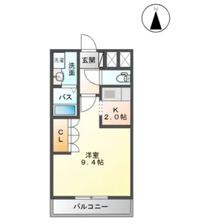 神奈川県小田原市酒匂6【アパート】の間取り