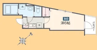 MELDIA成増【3階】の間取り
