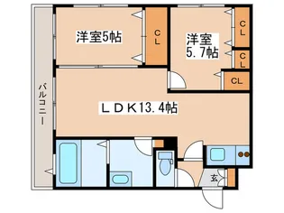 Layla【4階】の間取り