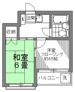 CASA戸越公園【2階】の間取り