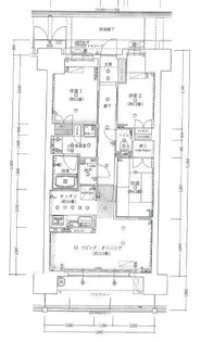 大阪ベイレジデンス【11階】の間取り