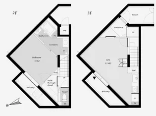 PetimoQ【3階】の間取り