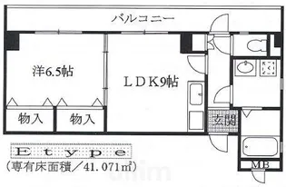 エテルノポッソ【1階】の間取り