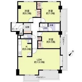 日香苑II【1階】の間取り