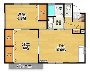 パルミラヒルズ【2階】の間取り