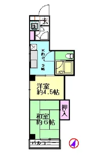 TAMADAビル【6階】の間取り