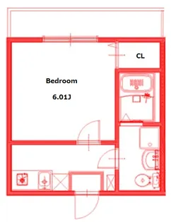 モダンアパートメント日吉ヴィラ【2階】の間取り