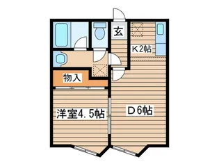 ヴェルジュII【2階】の間取り