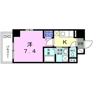 Riso Fiore武蔵小杉【4階】の間取り