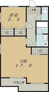 メゾンシャンビラージ多加木【3階】の間取り