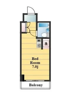 クラウンパレス与野本町【4階】の間取り