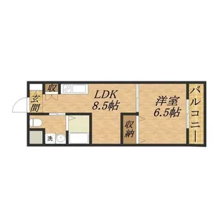 ユートピア三田【3階】の間取り