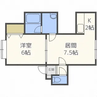 アリス・クレッセント【2階】の間取り