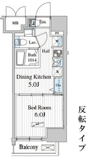 Totsu Residence Kaminarimon【8階】の間取り