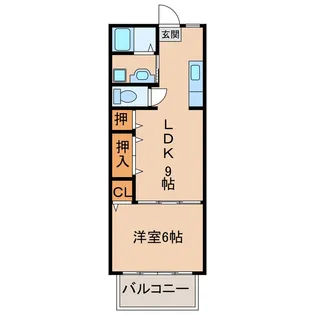 メゾンリシェ【2階】の間取り
