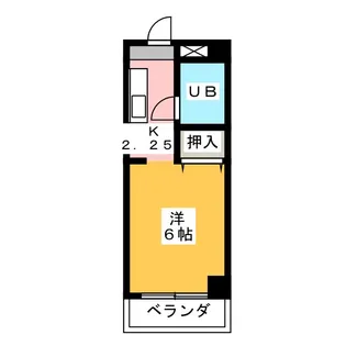 ジュネス塩釜【2階】の間取り