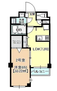 Park Lane Hills Makuhari【4階】の間取り
