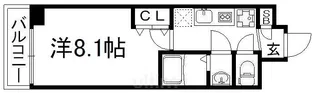 アドバンス京都烏丸グルーブ【4階】の間取り