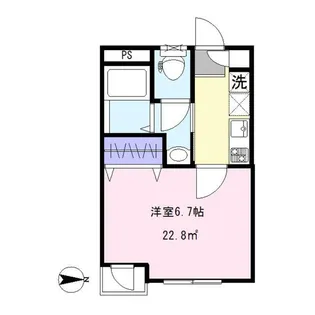 エクストゥディオ桜上水【3階】の間取り