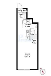 フロンティアコンフォート板橋ときわ台【2階】の間取り