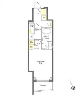 プライムメゾン大塚【15階】の間取り
