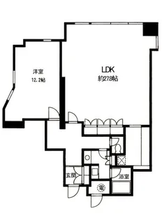 渋谷プロパティータワー【15階】の間取り