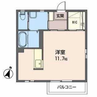 メゾン・エラーブル【2階】の間取り