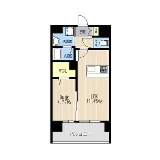 LIBTH南熊本駅前【10階】の間取り