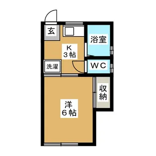 ハウスまつみ【1階】の間取り