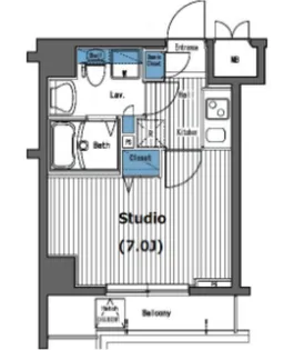 ガラ・グランディ西新宿【14階】の間取り