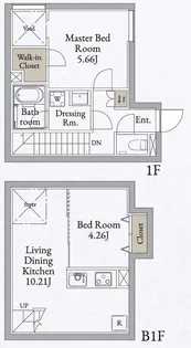 LiveFlat高田馬場の間取り