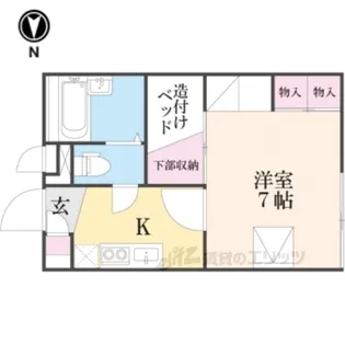 レオパレス池田【1階】の間取り