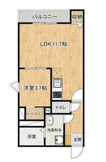 FUKUREA【3階】の間取り