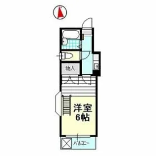 ドリームハウス萩丘【2階】の間取り