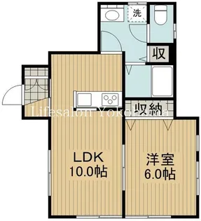 カーサ森B【1階】の間取り