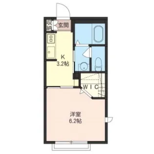 シャーメゾン三ツ沢公園 A【1階】の間取り