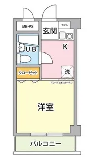 アベニール伊勢原【4階】の間取り