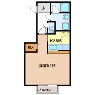 大谷ヴィラ【1階】の間取り