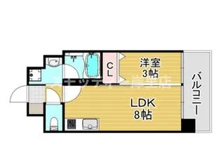 グランドステージ花園【9階】の間取り