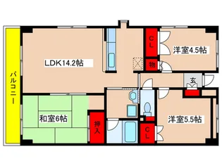 ノ-ブ・ウィング【3階】の間取り