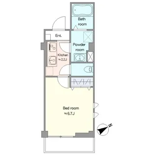 リテラグローヴ【1階】の間取り