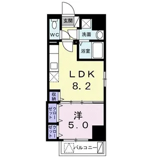 アン ノ アン グランデ【3階】の間取り